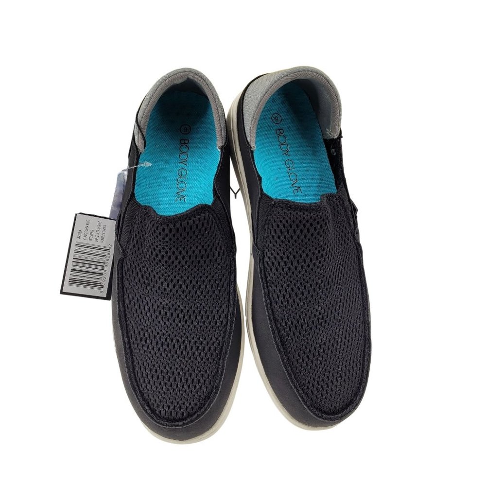 Body Glove Women's Aruba Hydro Sneaker Black Scuba Blue Size 9 NIB